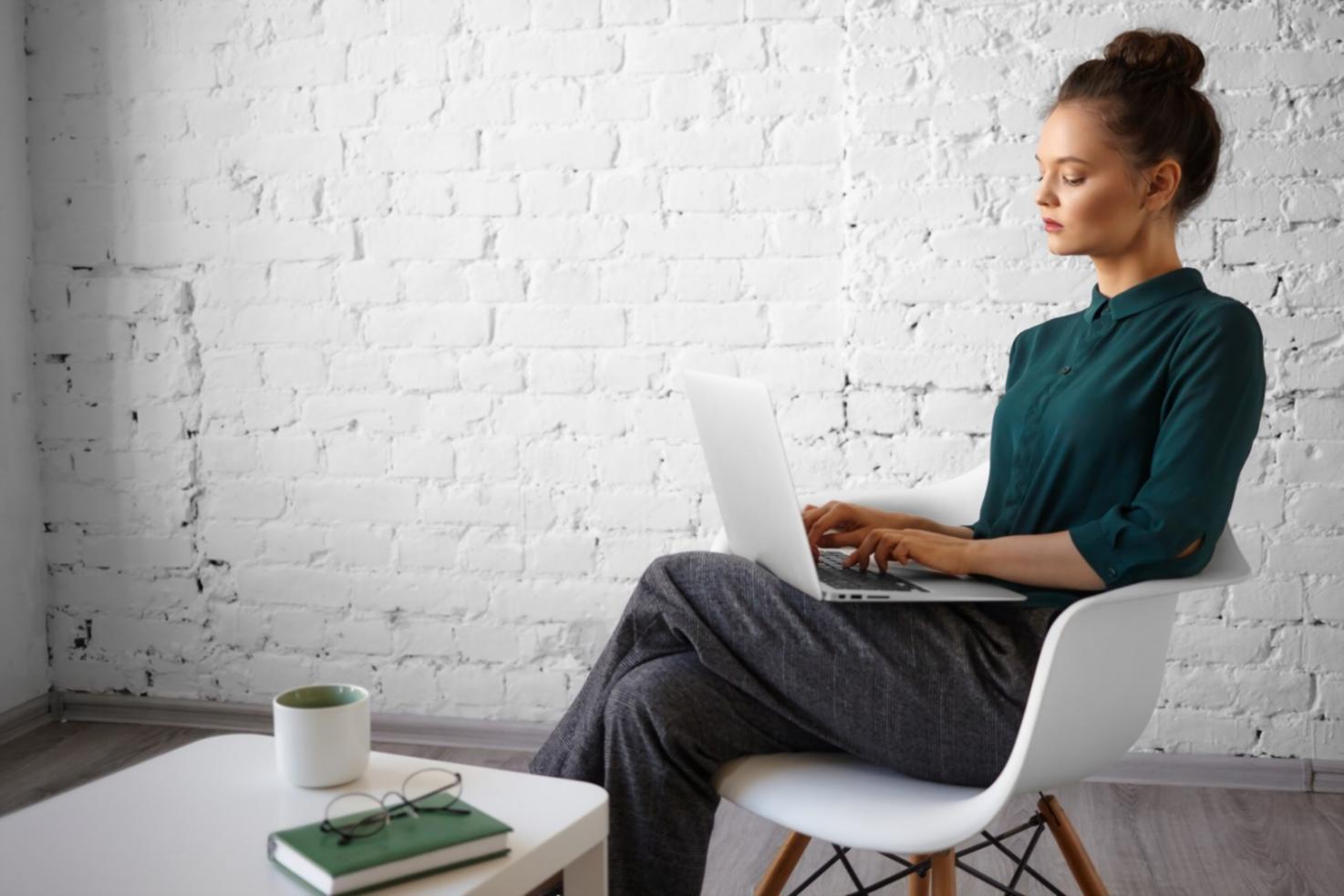 Experienced advisor reviewing startup business plan with founder