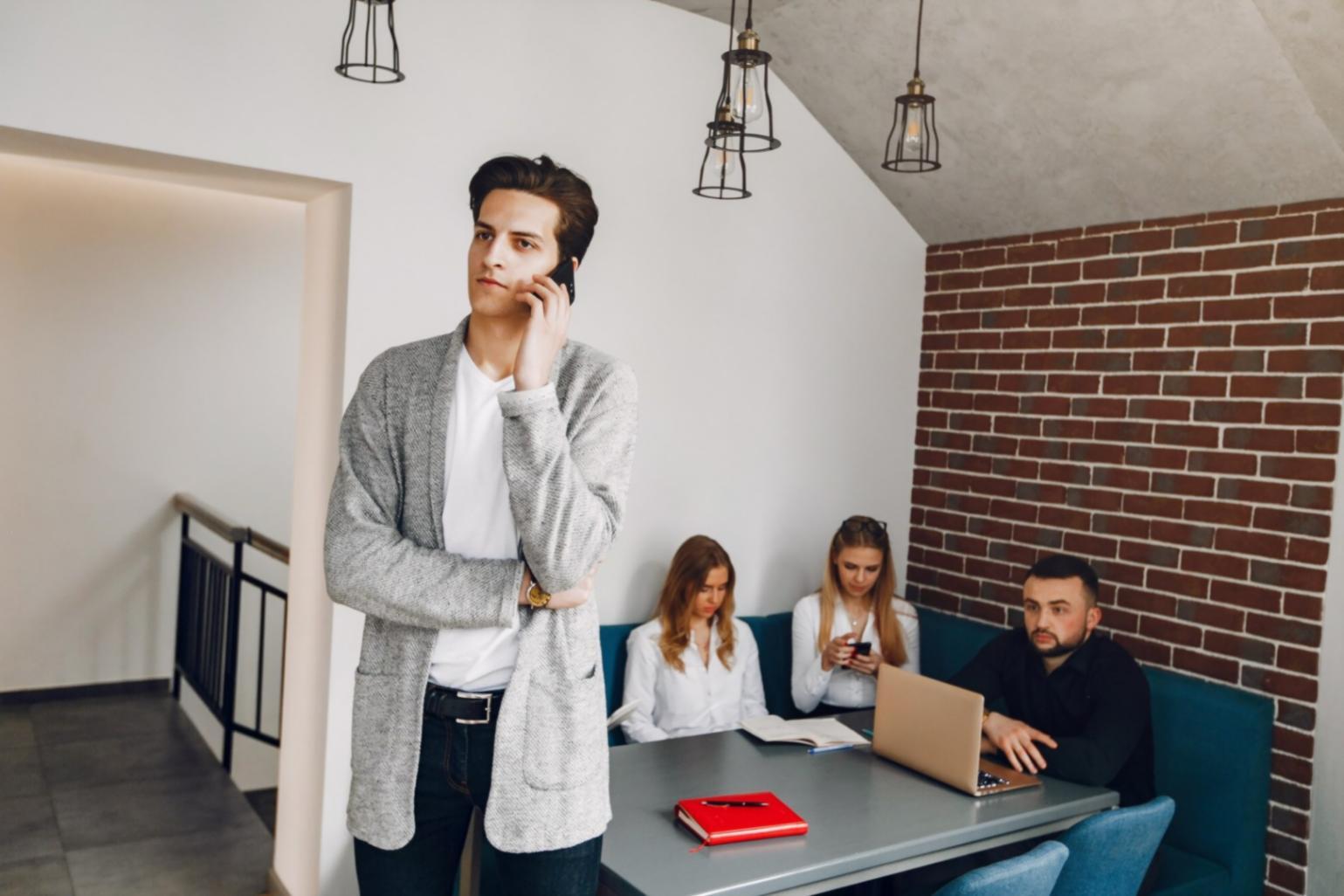 Team analyzing startup performance metrics and investment data