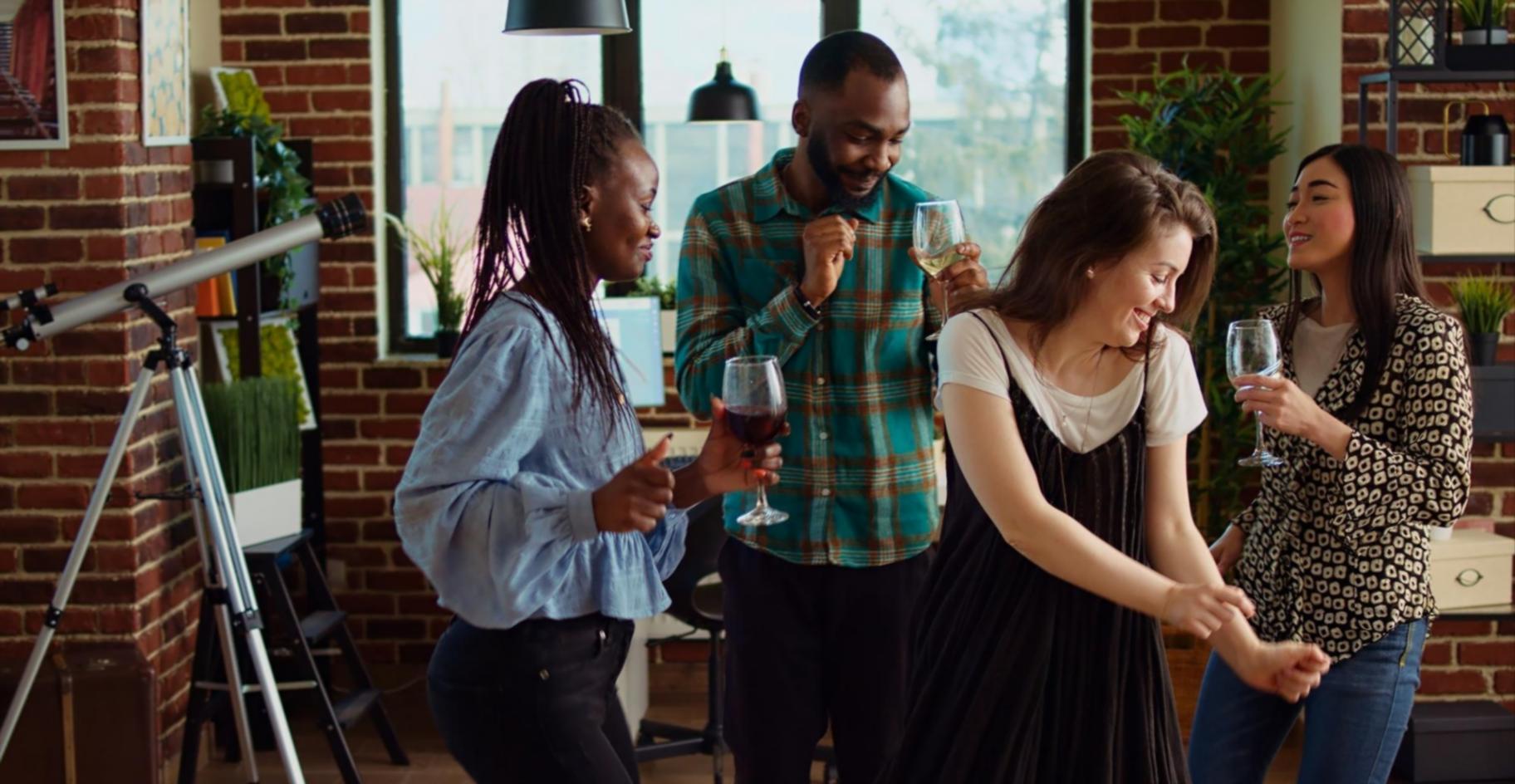 Modern startup office environment showcasing collaborative workspace